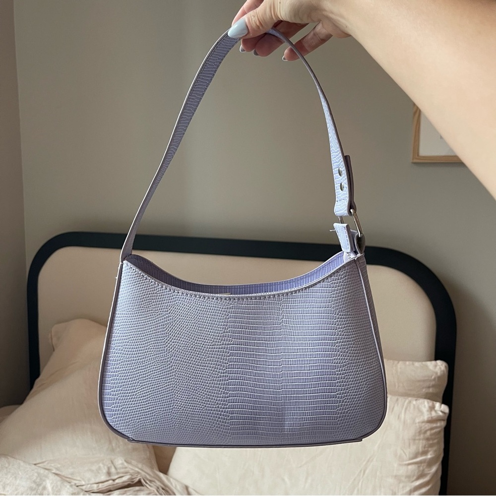 Urban Outfitters Lilac Kez Baguette Handbag
